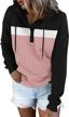 stay cozy and stylish with women's color block hoodies and sweatshirts – shop now! logo