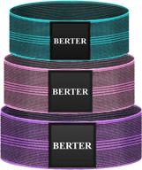 get fit with berter resistance bands for legs and butt - non-slip fitness booty loop bands for intense workouts! логотип