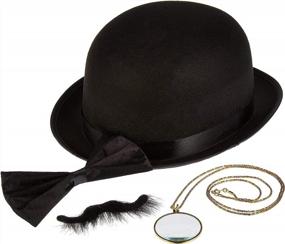 img 1 attached to Unleash Your Inner Detective: 2-Pack Halloween Costume Accessory Kits For Friends & Couples - Classic Book Novel Characters Props & Accessories Perfect For Theme Parties & Mysteries