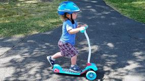 img 2 attached to Revolutionize Your Child'S Ride With YBIKE GLX Cruze 3-Wheel Kick Scooter