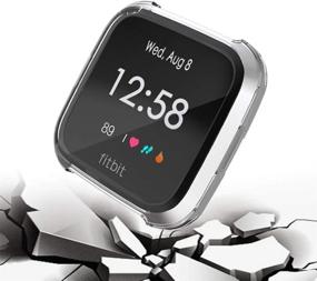 img 2 attached to (2-Pack) KPYJA For Fitbit Versa Lite Edition Screen Protector Case