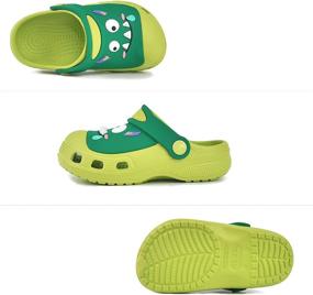 img 1 attached to JACKSHIBO Stranger Dinosaur MonsterGreen Boys' Sandals - Comfortable and Stylish Footwear