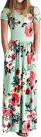 👗 lyxiof floral casual dresses with pockets for girls' clothing at dresses logo