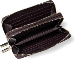 img 1 attached to Daisy Rose Zipper Wallet Clutch - Stylish Women's Handbags & Wallets for hassle-free organization