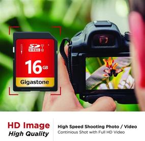 img 2 attached to Capture Every Moment: Gigastone 16GB 5 Pack SD Card UHS-I U1 Class 10 SDHC Memory Card With High-Speed Full HD Video For Canon, Nikon, Sony, And More Digital Cameras - Includes 5 Mini Cases