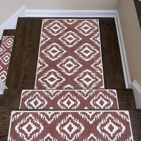 img 3 attached to Upgrade Your Entryway With The SUSSEXHOME Tetra One Collection 2X3 Heavy Duty Rug Runner - Ultra-Thin, Non Slip And Washable