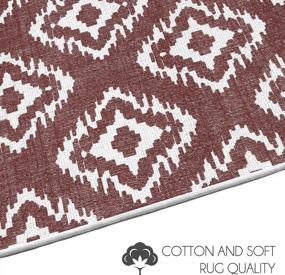 img 1 attached to Upgrade Your Entryway With The SUSSEXHOME Tetra One Collection 2X3 Heavy Duty Rug Runner - Ultra-Thin, Non Slip And Washable