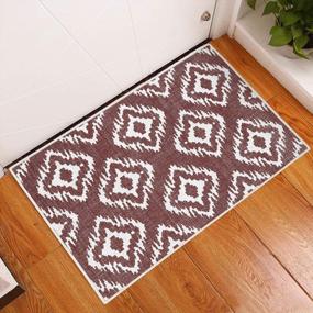 img 4 attached to Upgrade Your Entryway With The SUSSEXHOME Tetra One Collection 2X3 Heavy Duty Rug Runner - Ultra-Thin, Non Slip And Washable