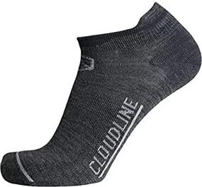 img 4 attached to CloudLine Merino Wool Ultra-Light Athletic Tab Ankle Running Socks