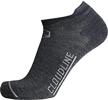 cloudline merino wool ultra-light athletic tab ankle running socks logo