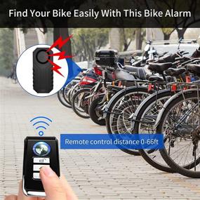 img 2 attached to 🚲 Cruxer Bike Alarm: Wireless Motion Sensor System for Motorcycle & Bike Security - 110dB Loud Anti-Theft Alarm with Remote Control