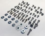 🔩 specbolt body bolt kit for plastic seat fenders, fork guards, shrouds, and subframe - compatible with ktm & husqvarna 65 80 85 125 150 200 250 350 400 450 500 520 525 sx sx-f xc xc-f xc-w xcf-w ex exc exc-f - 76pc set логотип