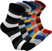 premium cotton five-finger crew toe socks for men - ideal for running and casual wear - caidienu logo