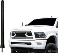 🚗 antennamastsrus - 6 3/4 inch original dodge ram truck 3500 antenna (2010-2018) - usa stainless steel - car wash proof - premium reception logo