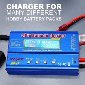 img 3 attached to FCONEGY B6 Lipo Battery Charger 80W 6A RC Battery Pack Balance Charger Discharger For NiMH/NiCd,LiPo/Li-Ion Battery,With LCD Display,AC Power Supply