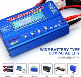 img 1 attached to FCONEGY B6 Lipo Battery Charger 80W 6A RC Battery Pack Balance Charger Discharger For NiMH/NiCd,LiPo/Li-Ion Battery,With LCD Display,AC Power Supply
