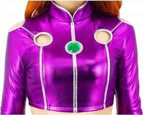 img 2 attached to C-ZOFEK Women'S Purple Princess Koriand'R Hero Suit For Spectacular Cosplay