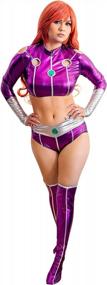 img 3 attached to C-ZOFEK Women'S Purple Princess Koriand'R Hero Suit For Spectacular Cosplay
