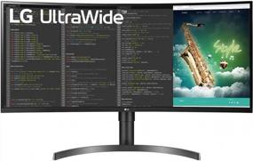 img 4 attached to LG 35WN65C B UltraWide Monitor: Optimal FreeSync, Curved, High Dynamic Range, and HD Clarity.