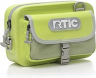 rtic sidepack deluxe small waterproof bag pouch for beach, pool, kayaking, boating, camping, boat, picnic, travel, puncture proof logo