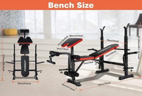 img 1 attached to Get Fit With OppsDecor Adjustable Weight Bench Set - Perfect For Home Gym Workouts