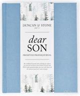 📘 dear son: a prompted prayer journal & childhood keepsake by duncan & stone - blue: a thoughtful baby boy memory book & scrapbook album for milestones - perfect new mom gift logo