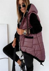 img 2 attached to GeGekoko Outwear Lightweight Quilted Sleeveless Women's Clothing at Coats, Jackets & Vests