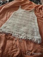 img 1 attached to Stylish Crochet Sleeveless Cover Up For Women'S Swimwear- B2Prity Beachwear Collection review by Jessica Reed