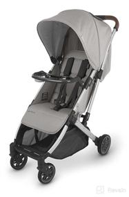 img 1 attached to 🚼 MINU V2 Stroller-Greyson: Ultimate Versatility with Snack Tray-Charcoal mélange/Carbon/Saddle Leather