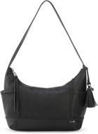 sak kendra leather tobacco embossed women's handbags & wallets : hobo bags logo