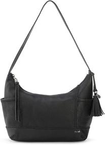 img 4 attached to Sak Kendra Leather Tobacco Embossed Women's Handbags & Wallets : Hobo Bags