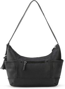 img 2 attached to Sak Kendra Leather Tobacco Embossed Women's Handbags & Wallets : Hobo Bags