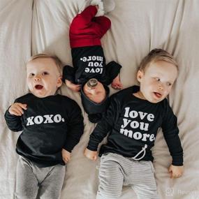 img 2 attached to Toddler Hoodies Sweatshirt Pullover Valentines Apparel & Accessories Baby Boys : Clothing