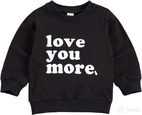 img 4 attached to Toddler Hoodies Sweatshirt Pullover Valentines Apparel & Accessories Baby Boys : Clothing