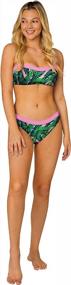 img 1 attached to Stylish Printed Bandeau Swimsuit Set For Women By INGEAR - Perfect For Beach Fun And Sunbathing!