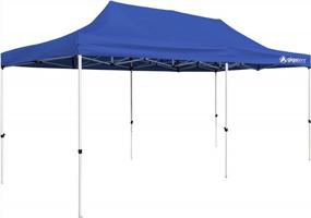img 4 attached to 10X20Ft GigaTent Blue Party Tent Canopy - Perfect For Outdoor Events!