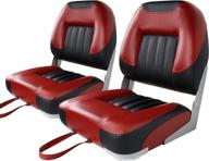 xgear deluxe low/high back boat seat, fold-down fishing boat seat logo