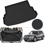 🚗 custom fit anti-slip cargo liner for mercedes-benz glk odorless high side 3d trunk floor mat 2008-2015 by cartist logo