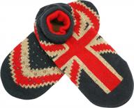 сохраняйте тепло в стильных зимних носках elfjoy's с национальным флагом для женщин и девочек логотип