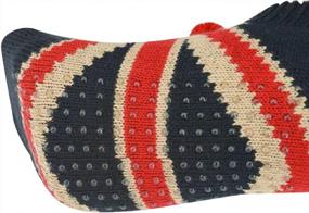 img 1 attached to Stay Warm In Style With ELFJOY'S National Flag Winter Crew Socks For Women And Girls