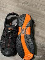 картинка 1 прикреплена к отзыву Grition мужские сандали: универсальная обувь для походов и активных видов спорта, размер 40 от Richard Kuntz