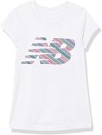 stylish and sporty: new balance girls sleeve graphic girls' clothing for active girls логотип