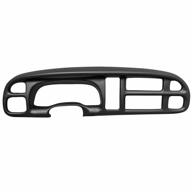 dashskin usa gauge cluster bezel cover compatible with 99-01 dodge ram (not a replacement, does not have clips) - made in america logo