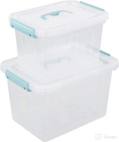 img 4 attached to Gloreen Storage Multipurpose Stackable Containers Storage & Organization good in Kitchen Storage & Organization
