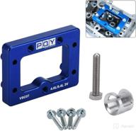 🔧 pqy engine valve spring compressor tool - compatible with ford mustang gt 4.6l 5.4l 3v explorer trac - magnetic screw retainer (blue) logo