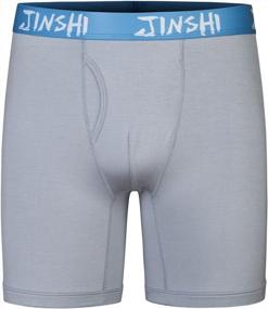 img 2 attached to MoFiz Modal Boxer Briefs With Longer Legs - Men'S Underwear For Comfort And Style