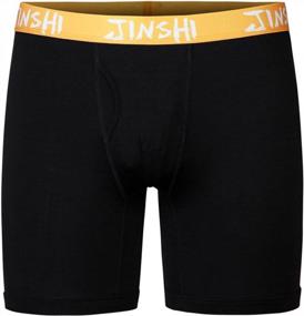 img 3 attached to MoFiz Modal Boxer Briefs With Longer Legs - Men'S Underwear For Comfort And Style