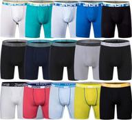 mofiz modal boxer briefs with longer legs - men's underwear for comfort and style логотип