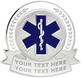 img 4 attached to Custom Engravable EMS Lapel Pin For Healthcare Professionals