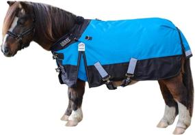 img 3 attached to 🌧️ Premium Derby Originals Windstorm Series Mini/Pony Rain Sheet - 1200D Ripstop, Waterproof, 0g Polyfil Insulation, 210T Lining